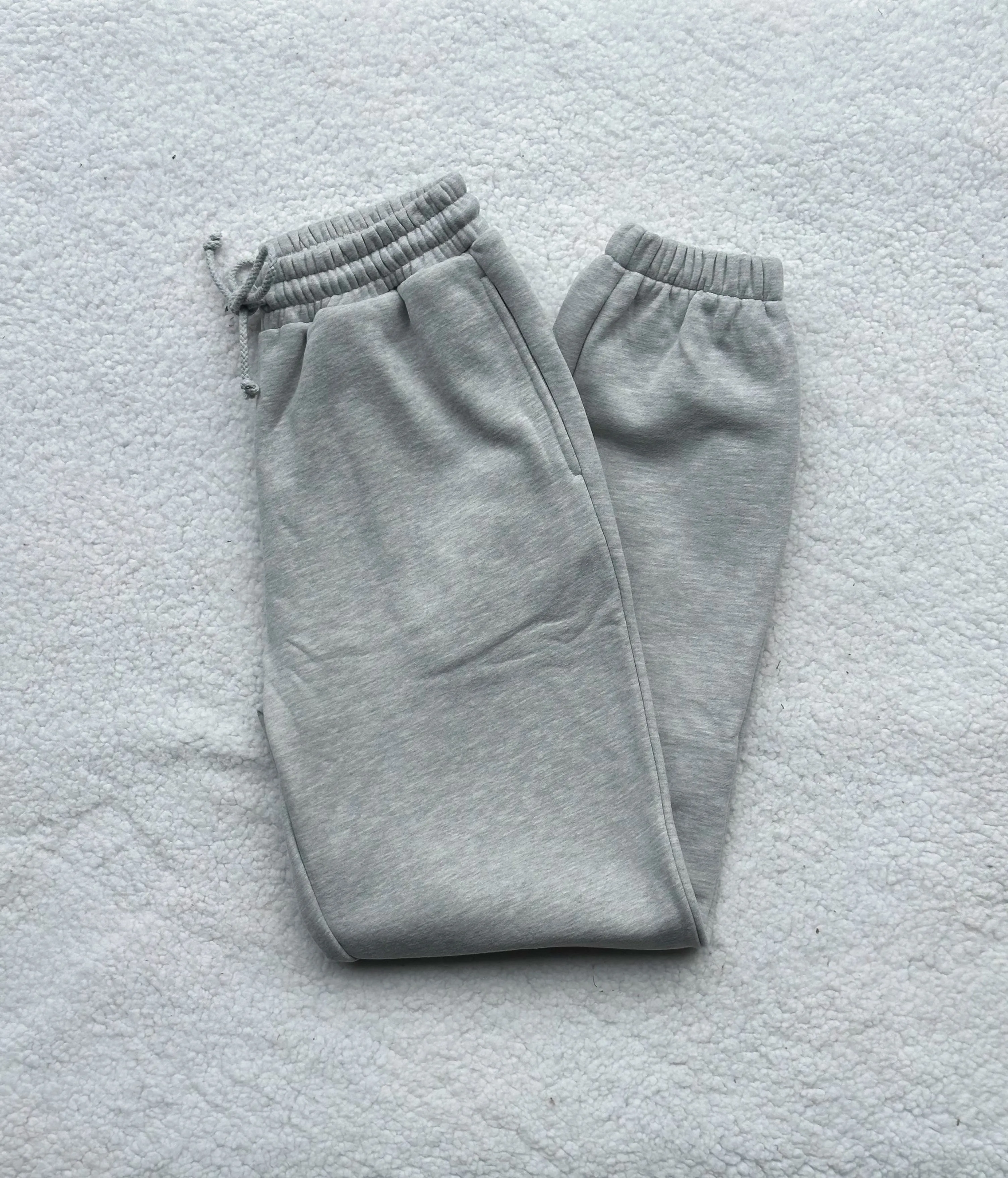 Afternoon Grey Basic Blank Jogger Sweatpants