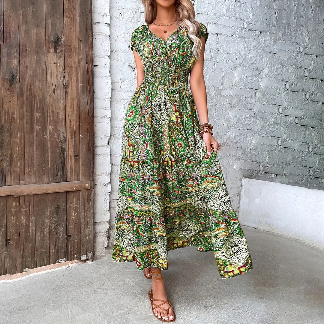 Astrid - Maxi Dress - Boho - High-Quality Timeless Style - Ideal for Summer