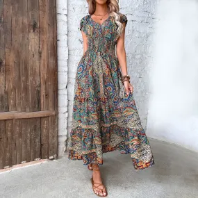 Astrid - Maxi Dress - Boho - High-Quality Timeless Style - Ideal for Summer