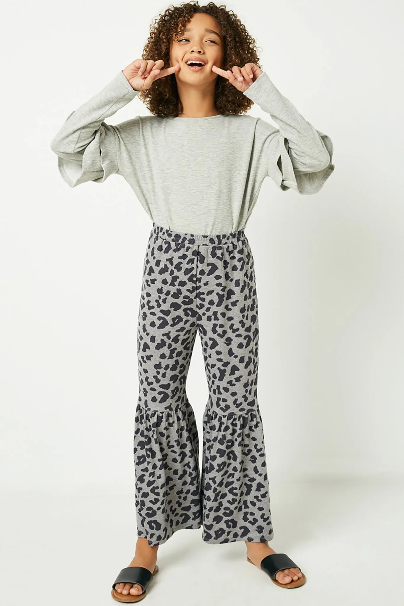 Bell Bottom Leopard Pants