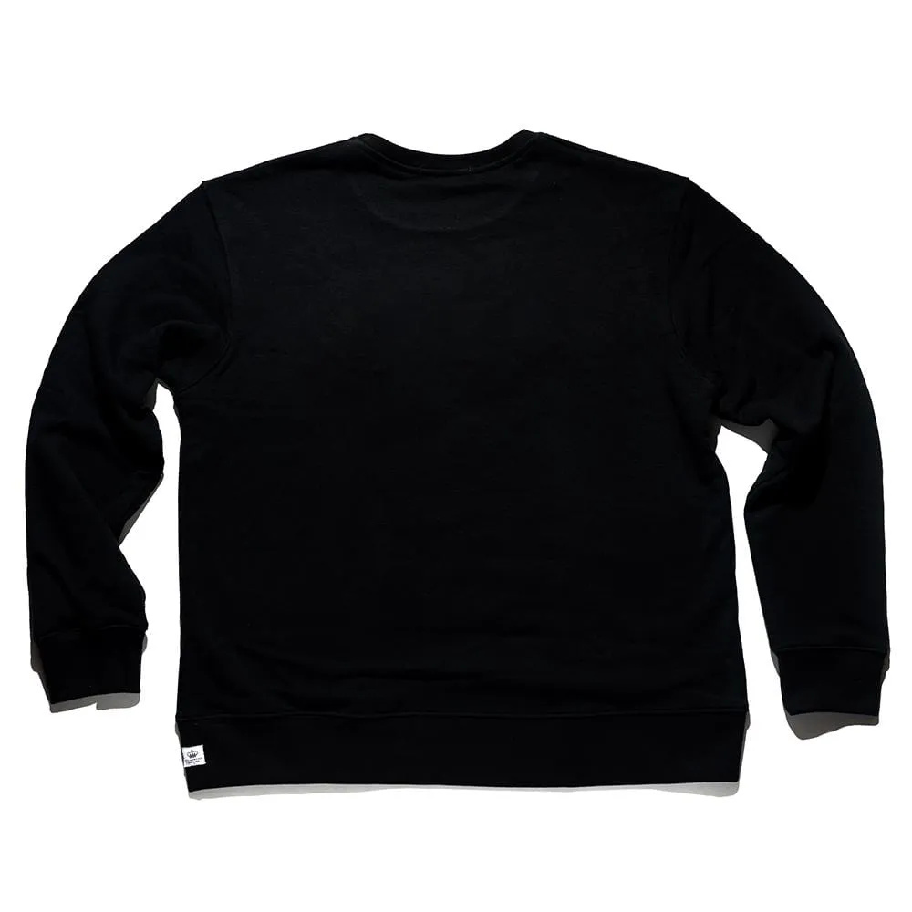 Black Crew Neck - No Logo