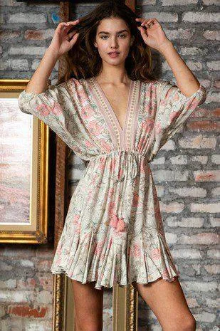 Boho Ruffle Dress