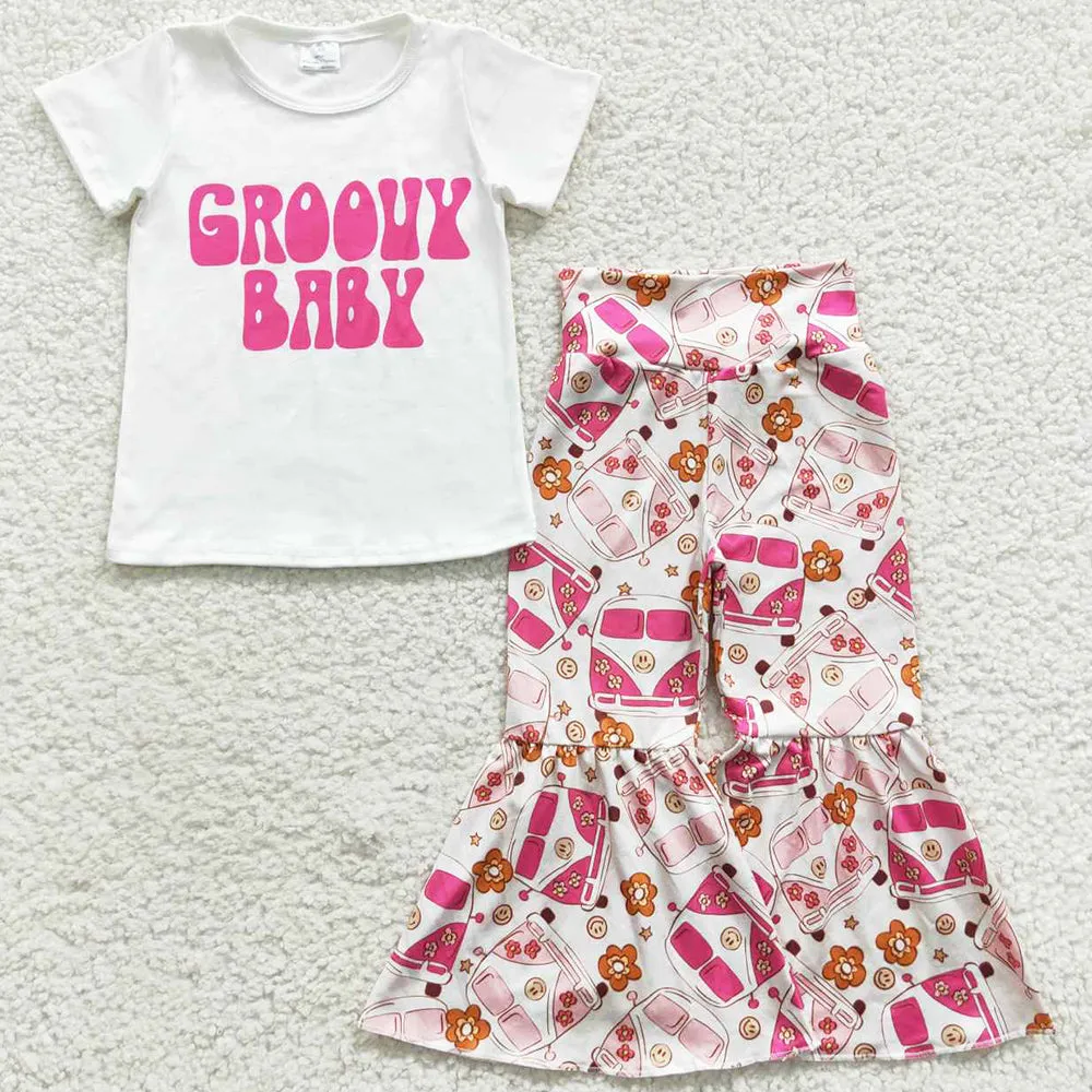 Boutique Baby Girl Clothes Bell Pants Sets GSPO0718