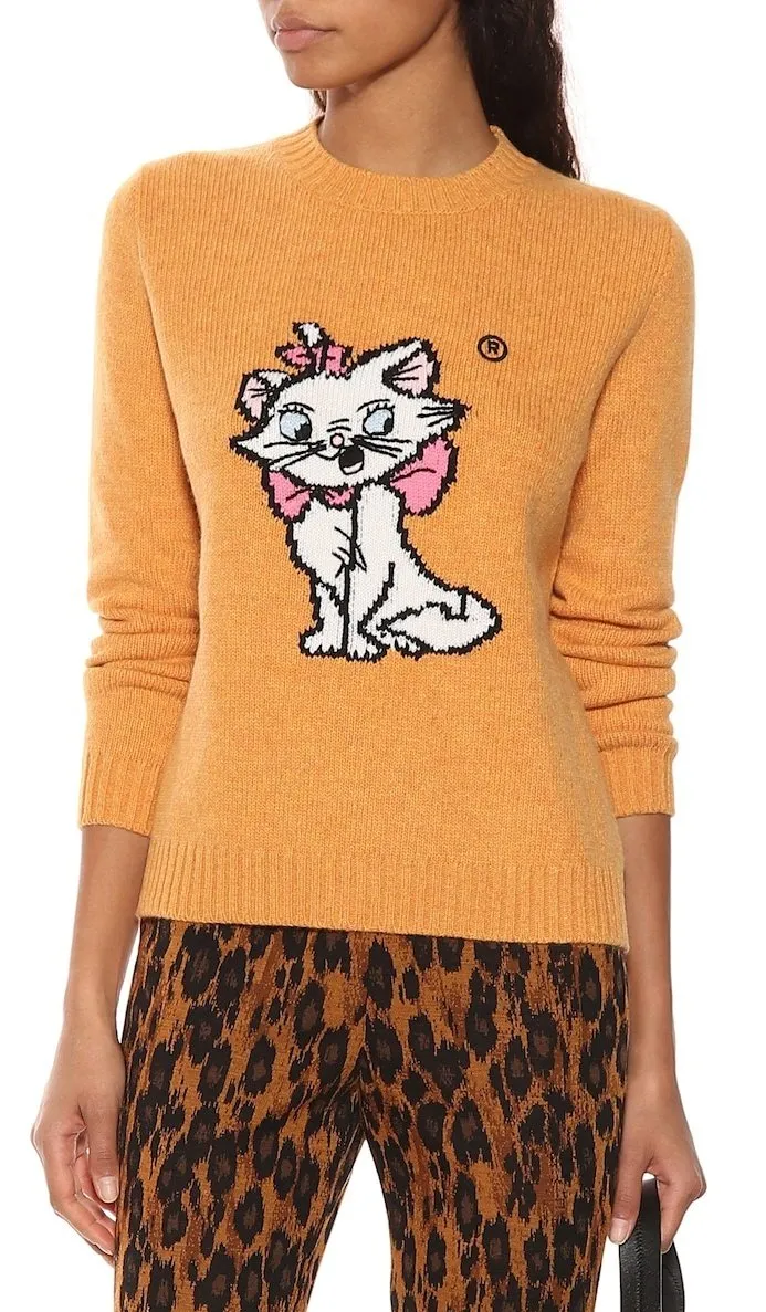 Disney Intarsia Wool Sweater