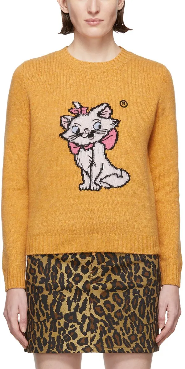 Disney Intarsia Wool Sweater