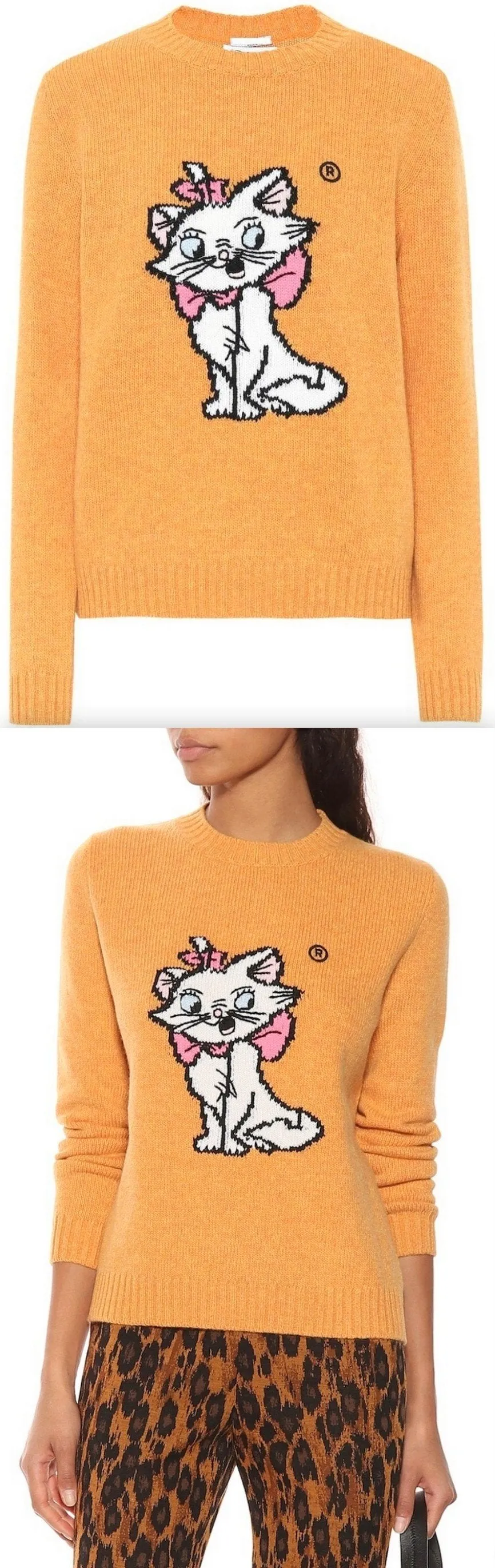 Disney Intarsia Wool Sweater