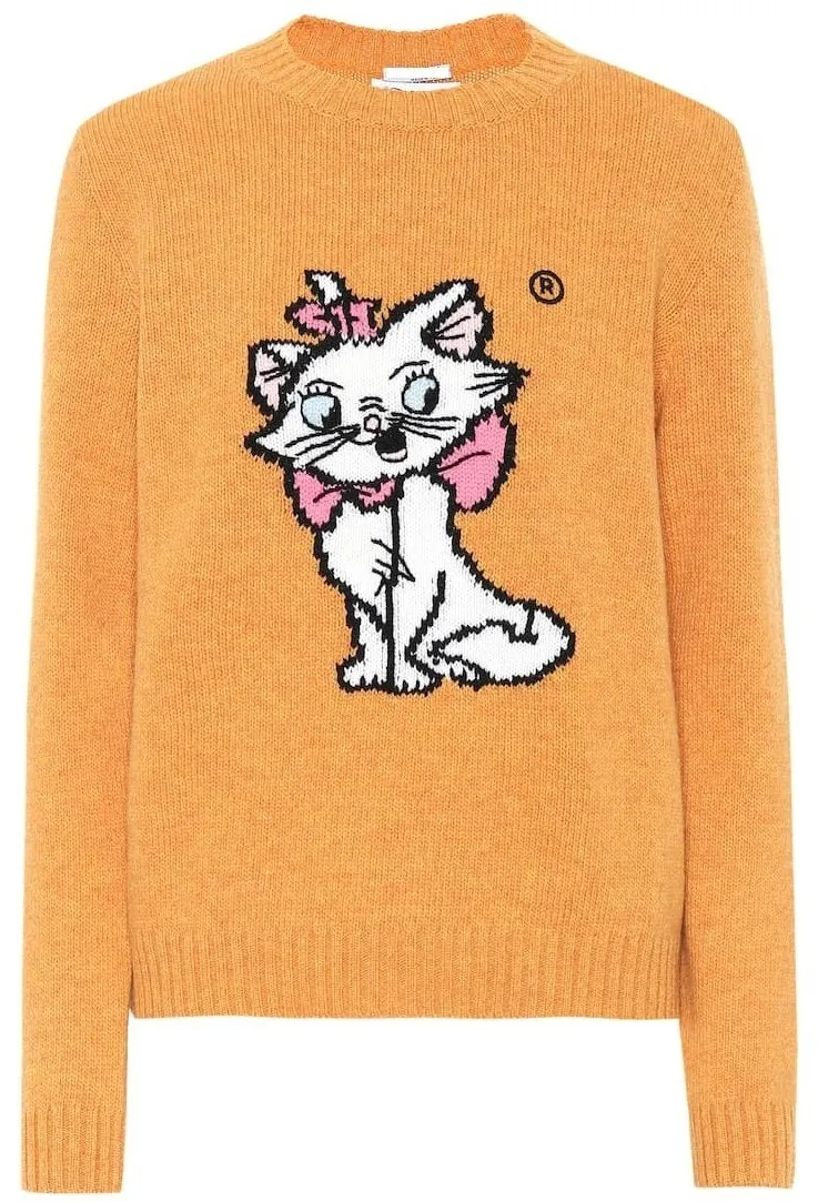 Disney Intarsia Wool Sweater