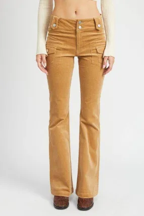 Emory Park Low Rise Pants With Bell Bottom