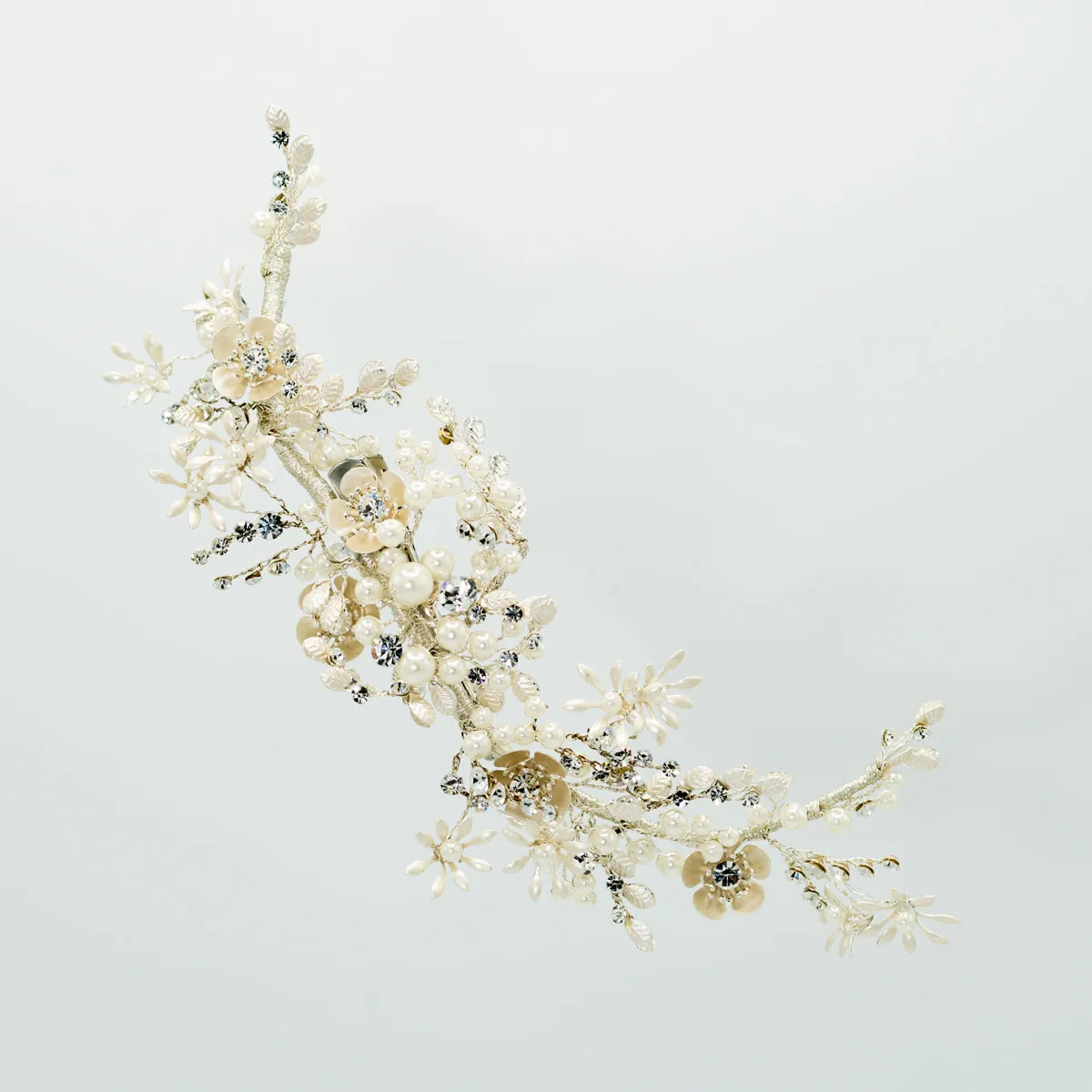 Ivory Blossoming Branch Head Piece