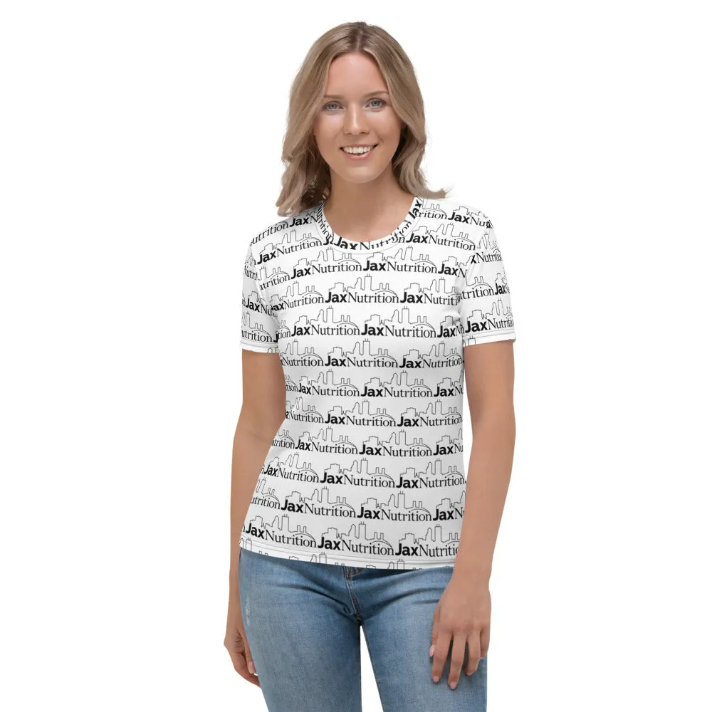 Jax Nutrition Black Logo Everywhere Women's T-shirt