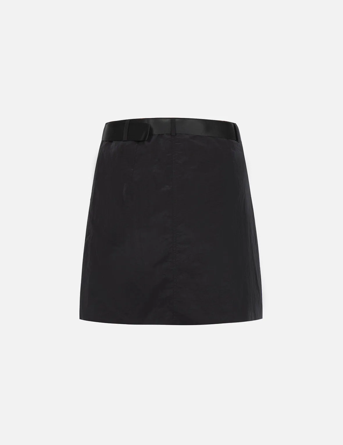 Logo Printed Belt Skirt