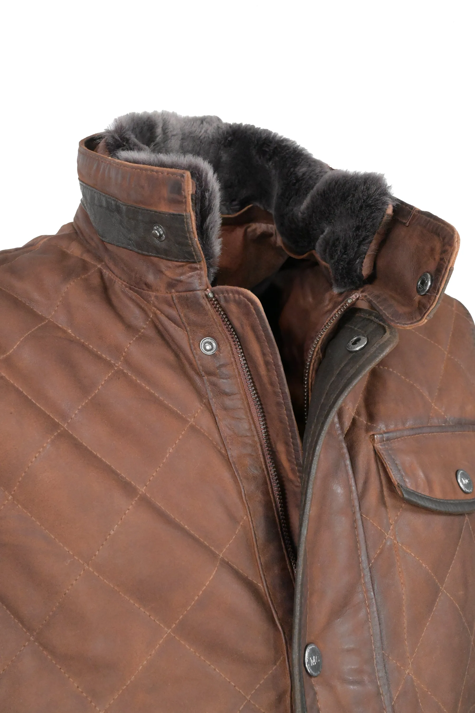 Madison Creek Leather Vest - Vail