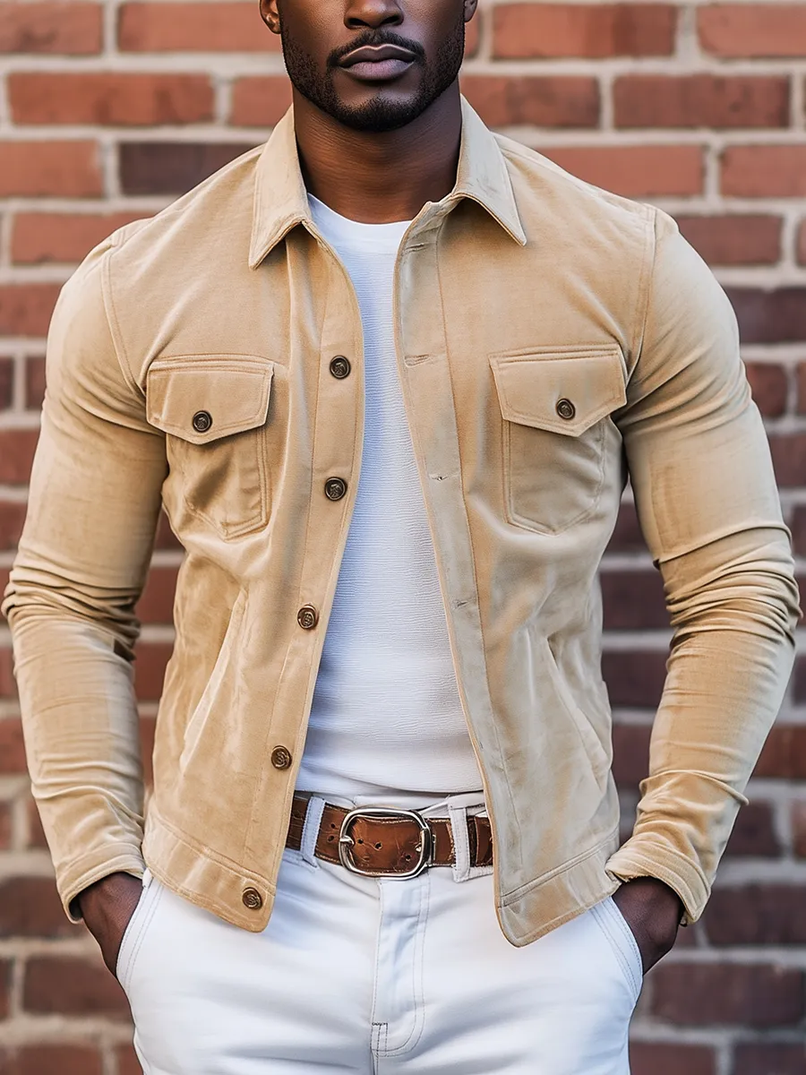 Men's High Quality Suede Jacket