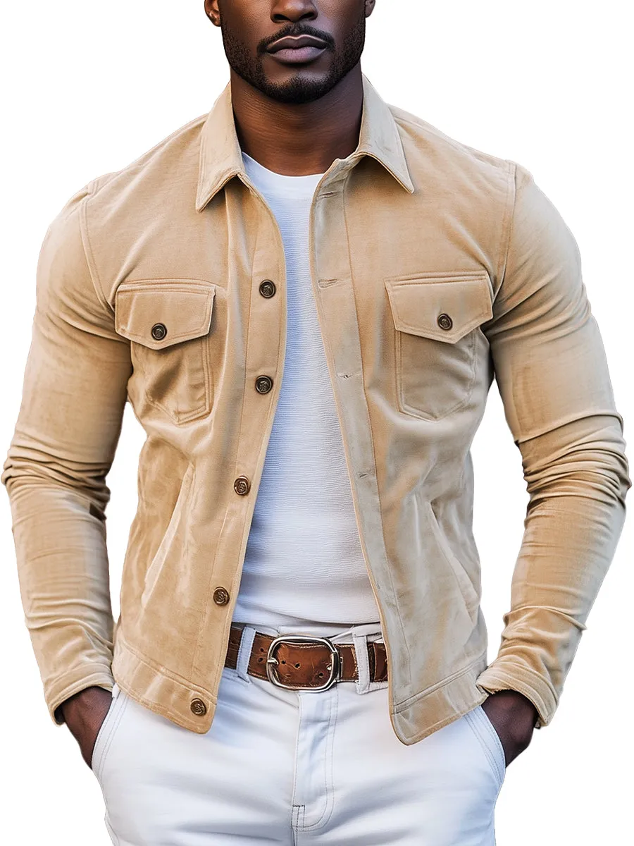 Men's High Quality Suede Jacket