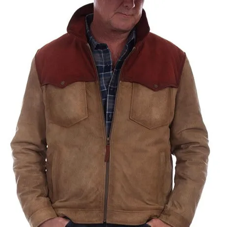 Scully Men's Burnished Suede Block Jacket