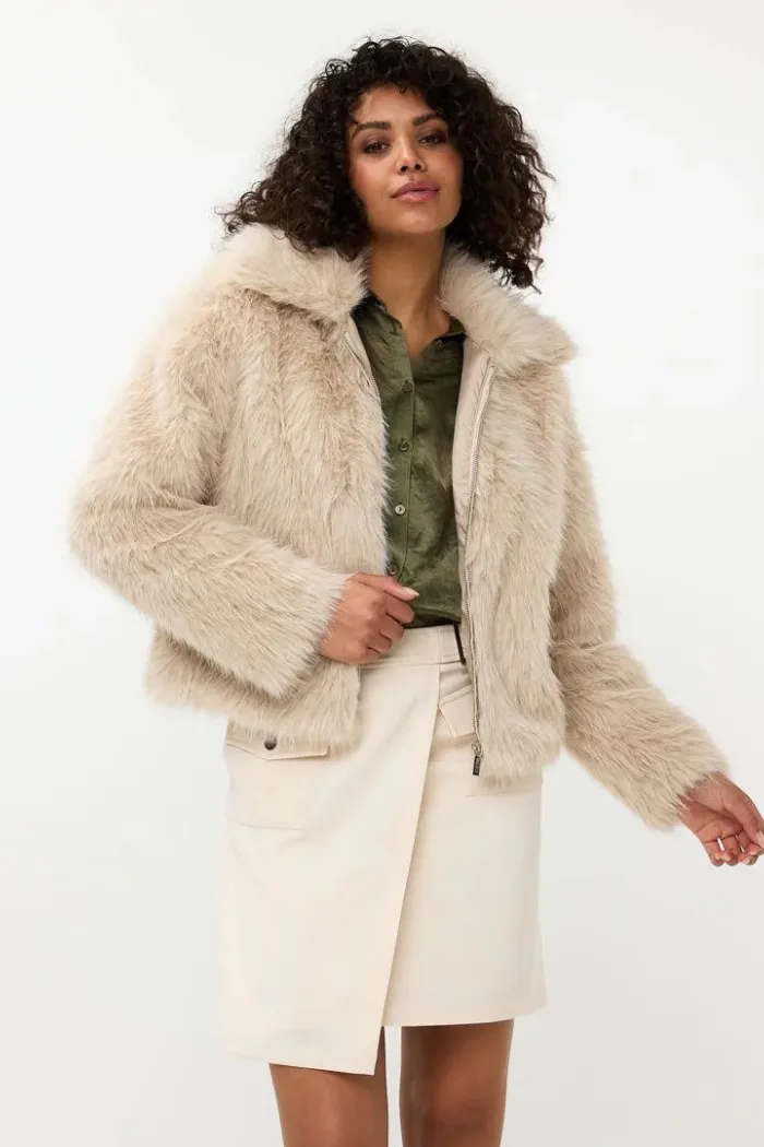 Short Faux Fur Jacket