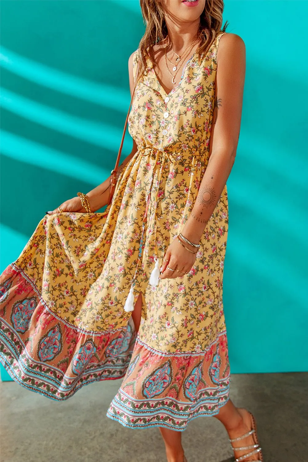 Sip Of Summer Womens Boho Dresses