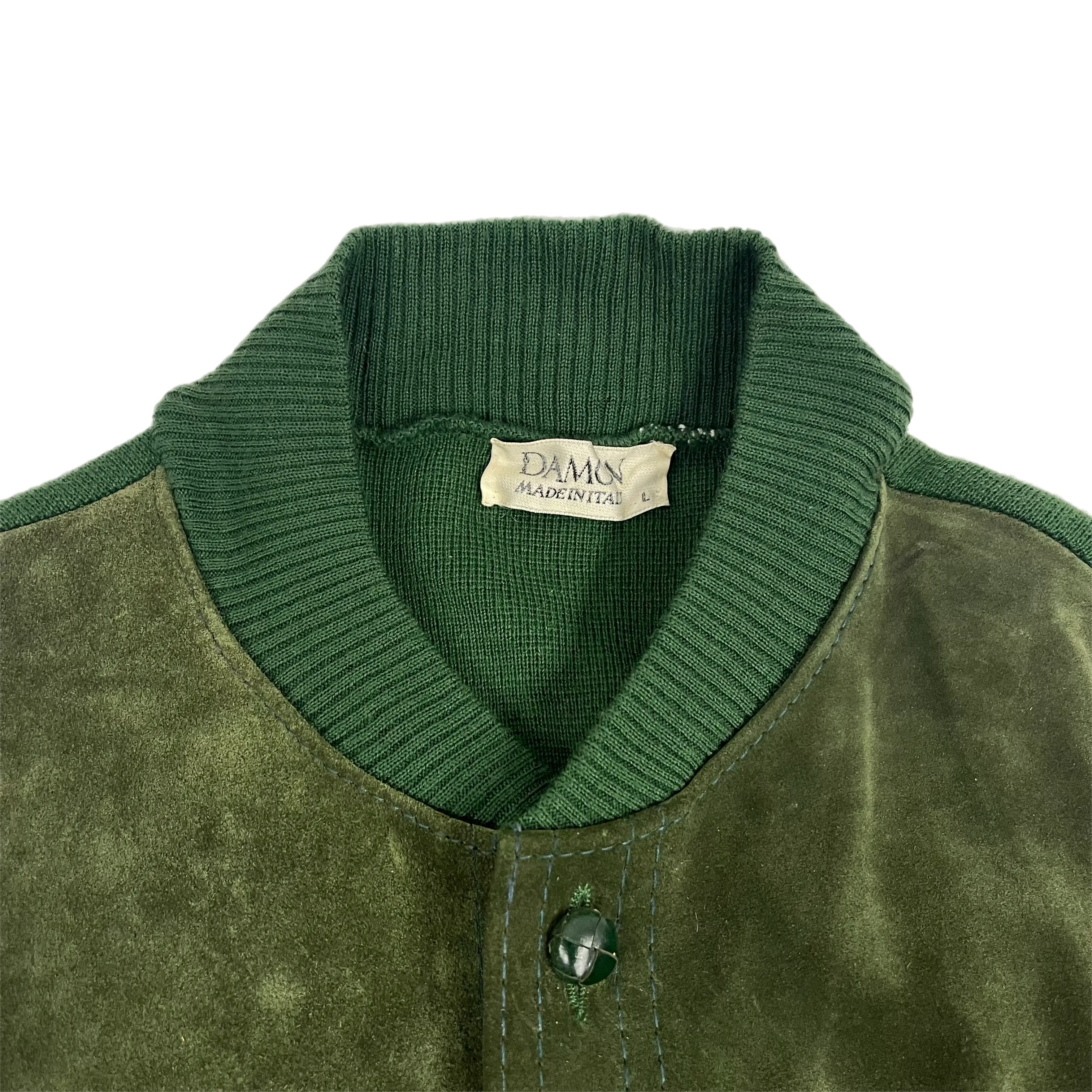 Vintage Damon "Made In Italy" Suede Knit Jacket