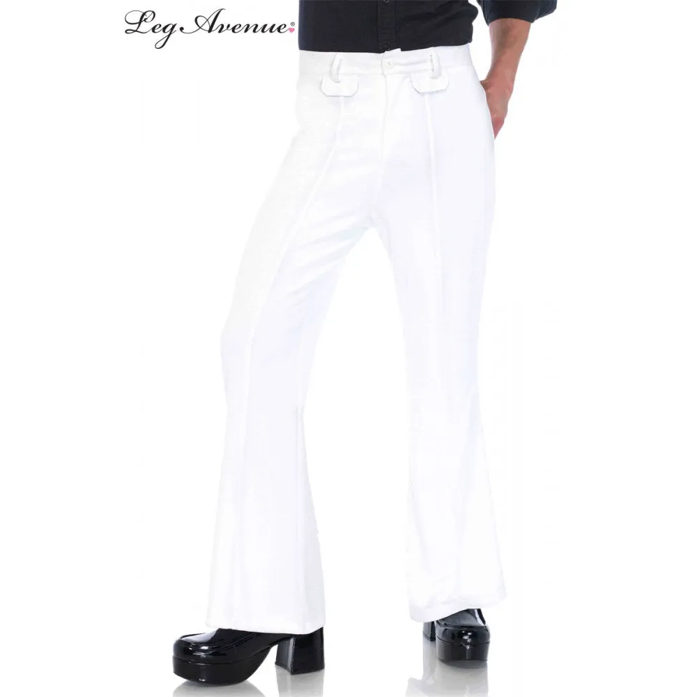 White Bell Bottom Pants