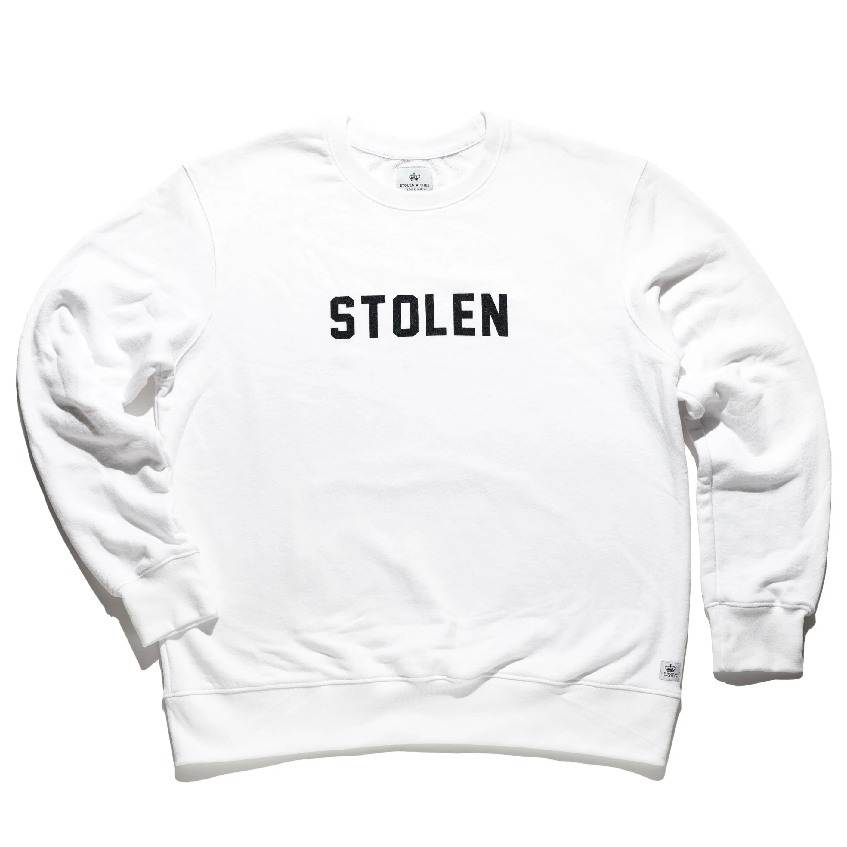 White Crew Neck - Logo