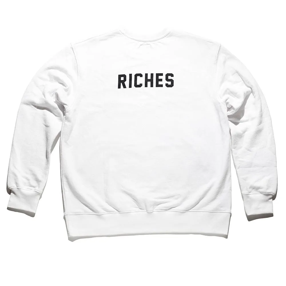 White Crew Neck - Logo