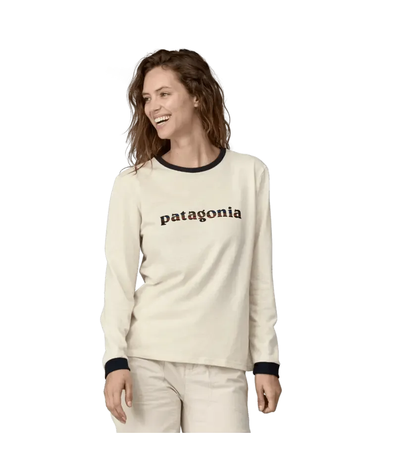 Women's Long-Sleeved '73 Text Logo Responsibili-Tee