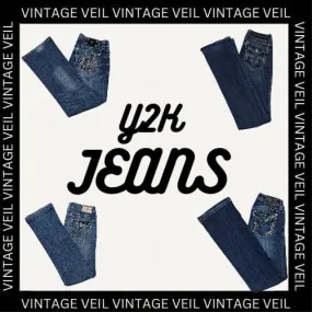 Y2K FLARED JEANS 10 PIECES